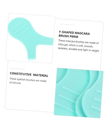 NOLITOY Eyelash Extension Lift Tools - 90 Pcs Y-Shaped Mascara Brush for Perfect Fake Eyelashes | Plastic Silicone Eyelash Brush - 4.5x3.5CM - Buy Online on SooperMarket.com