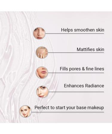 Photo Perfect Hd Face Flawless Finish Primer Transparent 35g | Matte Gel Based Light Weight Formula l Fills Pores & Fine Lines l Provides Radiant & Smooth Finish | Makes Makeup Last Longer | Halal Certified & Vegan Makeup - Buy Online on SooperMarket.com