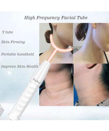 MayBud Portable Handheld High Frequency Y Glass Tube Wand (Neon) - Premium Skin Care Tool - Buy Online on SooperMarket.com