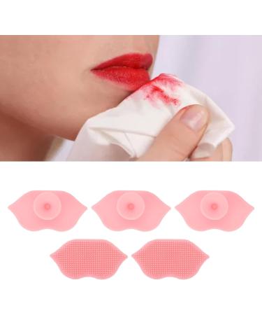 Silicone Exfoliating Lip Brush Set for Smoother, Fuller Lips - 5 PCS - Buy Online on SooperMarket.com