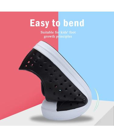 Seannel Kids Water Shoes Slip-On Sneaker - Lightweight Breathable Sandal - Size 8 Toddler - Black - Buy Online on SooperMarket.com