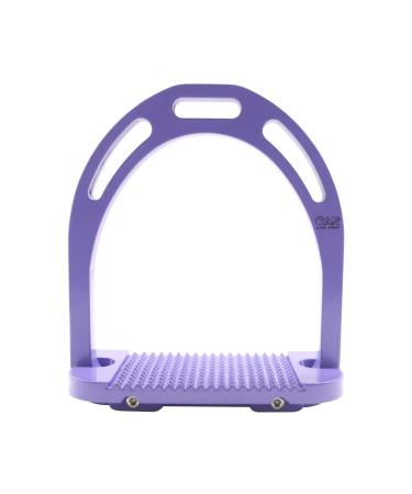 AK Aluminum Stirrups with Coated Colors (4.75 INCHES Purple) 4.75 INCHES purple