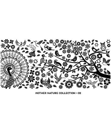 Moyou Stamping Stencil - Mother Nature 02 | International Shipping & Fast Delivery - Buy Online on SooperMarket.com