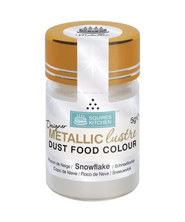 Squires Kitchen Designer Metallic Lustre Dust Snowflake 5 Gram