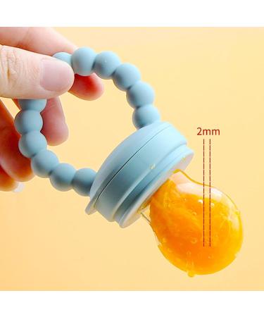 Baby Fruit and Vegetable Pacifier | Silicone Fruit Sucker for Infants | 3-Pack Snuller (Khaki) - Safe & Easy Feeding - Buy Online on SooperMarket.com