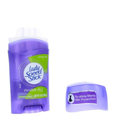 Lady Speed Stick Antiperspirant Deodorant Invisible Dry Powder Fresh | Buy Pack of 4 | International Shipping Available - Buy Online on SooperMarket.com