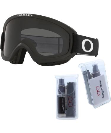 Oakley O-Frame 2.0 PRO Ski Goggles For Men & Women + iWear Eyewear Kit - Matte Black/Dark Gray - Buy Online on SooperMarket.com
