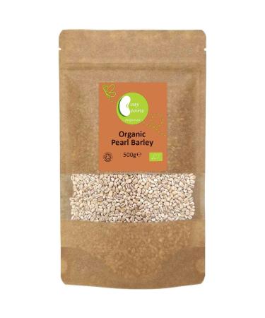 Organic Pearl Barley -Certified Organic- by Busy Beans Organic (500g)