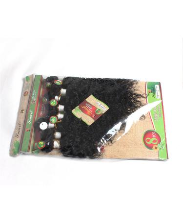 Buy 8-14 Inch Eunice Brazilian Kinky Curly Hair Bundles - Premium Black Jerry Curly Human Hair (8 10 12 Inch) for International Shipping - Buy Online on SooperMarket.com