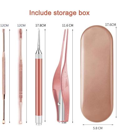 6 Pack Ear Wax Removal Tool with Light -Earwax Removal Kit Ear Cleaner Ear Pick (4 Pack) - Buy Online on SooperMarket.com