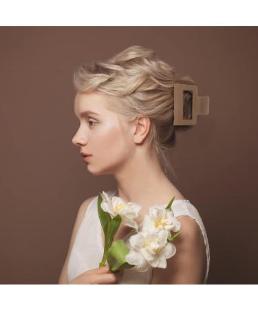 Heyu-Lotus 9 PCs Small Hair Claw Clips Set for Women - Matte Nonslip Square Flower Triangular Mini Clips for Thick, Fine, Medium, and Thin Hair - 2 Inch - Mixed Colors - Buy Online on SooperMarket.com