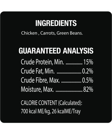 Cesar Simply Crafted Adult Wet Dog Food Chicken Carrots & Green Beans 37g Pack of 10 - Buy Online on SooperMarket.com