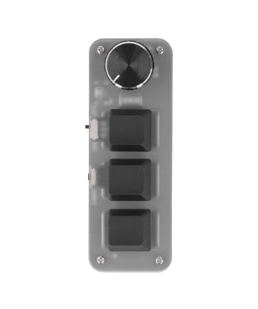 3-key Keyboard Widely Used ABS Multi-function Programmable Mini Keyboard Blue Switch with Button for Games - Buy Online on SooperMarket.com