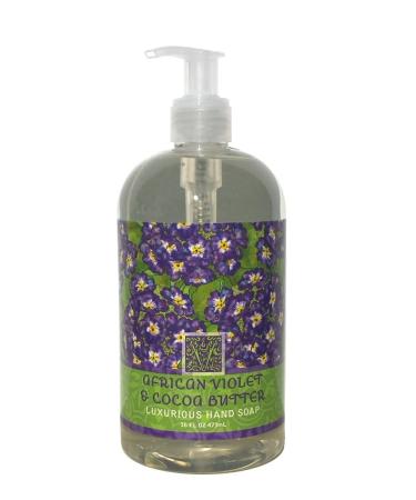 Greenwich Bay Hand Soap Enriched with Shea Butter 16 oz (African Violet & Cocoa Butter)