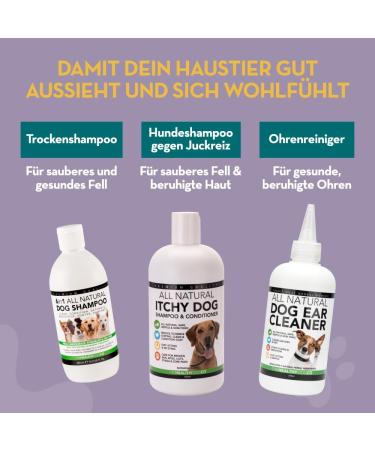 Healthy Dog Co 6-in-1 Natural Dog Shampoo & Conditioner - Odor Control Gentle & Moisturizing for Long Hair - 500ml Puppy Shampoo - Buy Online on SooperMarket.com