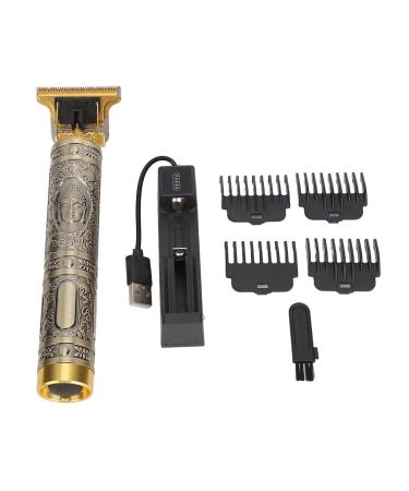 KUIKUI Hair Trimmer - Rechargeable Comfortable Grip Long-Lasting 600mAh Clipper for Salon