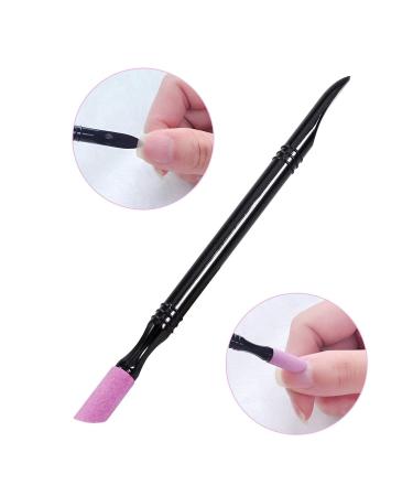 Quartz Nail Pusher & File Set for Salon-Grade Manicures | Reusable Nail Stick Pen for Home Use - Buy Online on SooperMarket.com