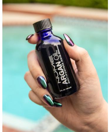 NuMe Organic Argan Oil for Hair & Skin - Stimulates Growth, Moisturizes Dry Hair - 2oz/59ml - Buy Online on SooperMarket.com
