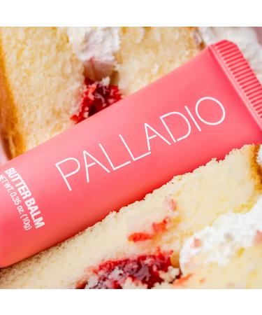 Palladio Butter Balm - Hydrating Vegan Lip Balm with Aloe & Peptides | Moisture & Shine | Strawberry Shortcake Tint - Buy Online on SooperMarket.com