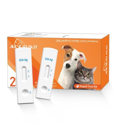 AlievePet Giardia rapid test for dogs and cats self-test device 2 pieces