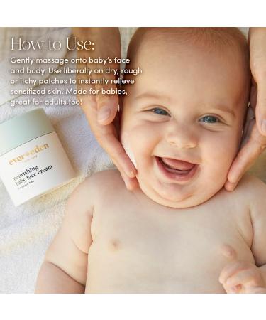 Evereden Nourishing Baby Face Cream 0.5 fl oz | Non-Toxic Fragrance-Free Moisturizer | Rich Non-Greasy Baby Lotion for Delicate Skin - Buy Online on SooperMarket.com