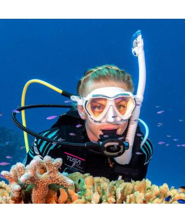 TUSA SP-0101 Hyperdry Elite II Diving Snorkel - Black/Fishtail Blue - Buy Online on SooperMarket.com