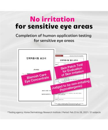 isoi Blemish Care Eye Concentrate 17ml | Korean Skincare for Dark Circles & Deep Hydration | International Shipping Available - Buy Online on SooperMarket.com