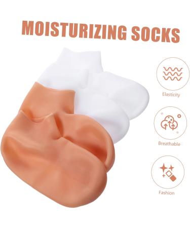 minkissy 8 Pairs Exfoliating Moisturizing Socks Cotton spa Socks Overnight spa Socks feet Care Socks Foot moisturizing Socks feet Repair Socks Lotion sebs Miss Sole of Foot Torn Socks - Buy Online on SooperMarket.com