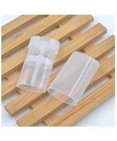 30pcs 0.5 Oz Clear Empty Plastic Deodorant Containers New Empty Oval Lip Balm Tubes 15ml Oval Deodorant Containers for Lipstick Crayon Chapstick DIY Make Your Own Deodorant Lotion Bar 30 Pcs Clear - Buy Online on SooperMarket.com