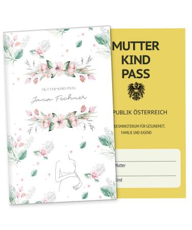 Olg's mother -child pass case Austria Awesome Mommy - protective cover for the Austrian Mukipass - gift and expectant mothers - Ownkindpass cover personalized Incredible Iris Muki -Pass personalized Austria Incredible Iris