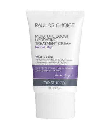 Paula's Choice MOISTURE BOOST Hydrating Treatment Cream Niacinamide & Hyaluronic Acid Face Moisturizer for Dry Skin 2 Ounce