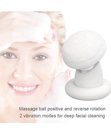 Electric Face Scrubber Silicone Facial Cleansing Brush Rechargeable Massaging 4 Modes IPX7 Waterproof Electric Facial Cleanser Brush - Buy Online on SooperMarket.com