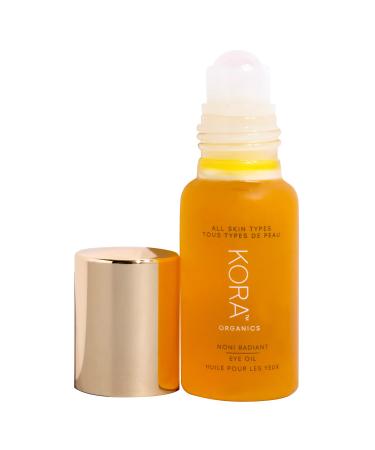 KORA Organics Noni Radiant Hydrating Eye Oil | Smooth & Tone | Certified Organic | Cruelty Free | 0.34 fl oz 0.34 Fl Oz (Pack of 1)