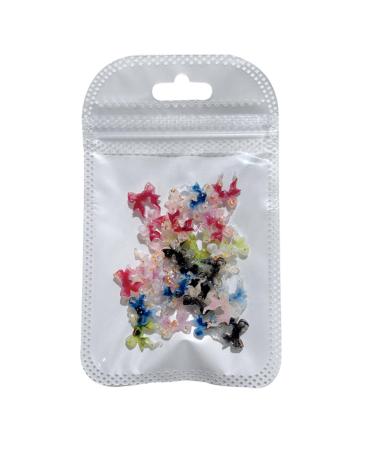 30x/Set Sweet Nails Art Mix Color Bowknot Nail Nail Supplies Nails Art Decoration For Party 30x/set Nai Mix Color Bowknot Naills Art For Acrylic Nails