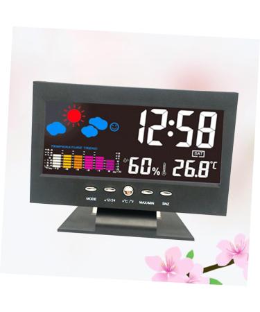 Healeved 2 Pcs Digital Clock Time Display Clock Stylish Clock Creative Clock Multifunctional Clock Led Number Size 1x2pcs - Buy Online on SooperMarket.com