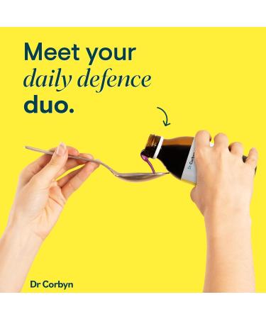 Dr Corbyn Elderberry Syrup with Vitamin C - 100ml | Sambucus Nigra for Immune Support | Alcohol-Free & No Added Sugar - Buy Online on SooperMarket.com