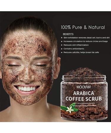 Coconut Coffee Scrub & Wash Exfoliator Body Coffee Scrub Body Exfoliator Scrub Exfoliating Body Scrub Exfoliating Softening & Nourishing All Skin Types-250g - Buy Online on SooperMarket.com