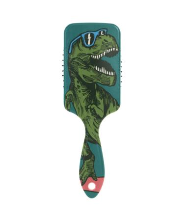 Dinosaur Hair Brush  Wet Dry Hair Brush Plastic Detangler Hair Brush for Kids Christmas Gift Women Men Multicolor-7