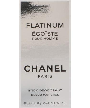 Egoiste Platinum By Chanel For Men Deodorant Stick 2 Oz