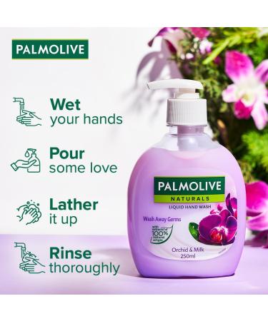 Palmolive Natural Liquid Hand Wash Black Orchid & milk 250ml - Buy Online on SooperMarket.com