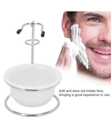 2 Pcs Men s Stainless Steel Shaving Set - Compact Shaving Soap Bowl & Brush Holder for Travel & Home - Buy Online on SooperMarket.com