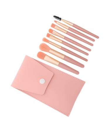 Angoily Stylish Brush 1 Set Makeup Brush Set Soft Fur Travel Tool Pvc Lip Liner Brush