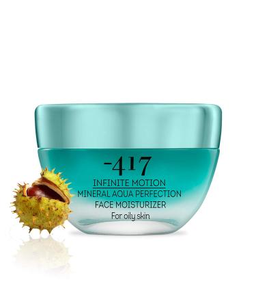 417 Dead Sea Cosmetics Mineral Aqua Face Moisturizer for Oily Skin | Hydrating Cream with Jojoba Oil & Shea Butter - 1.7 oz - Buy Online on SooperMarket.com