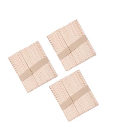 WOONEKY 150 Pieces Spatula Wax Wax Spatula Spatula For Waxing Wooden Spatula For Waxing Protocol Care