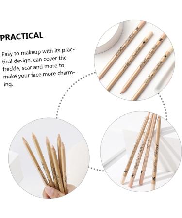 Healeved 16 Pcs Concealer Pen Concealer for Marks Makeup Concealer Women Makeup Supplies Wooden White - Buy Online on SooperMarket.com