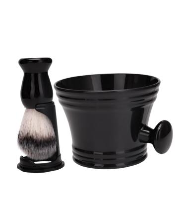 Perfeclan Razor shell shaving brush set gift hairdressing salon tool soap brush care sets for the salon Father's Day husband accessories at home black
