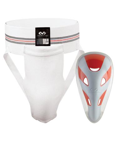 McDavid Athletic Supporter Jock Strap with Protective Cup, Adult & Teen Sizes ADULT/ Large