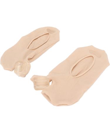 Soft Elastic Toe Separator Bunion Relief Socks - Skin Color - Buy Online on SooperMarket.com