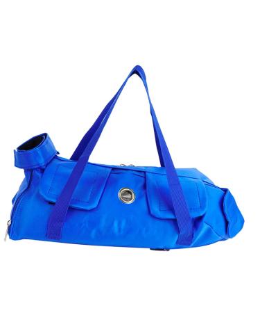 Baoblaze Pet Cat Restraint Bag Claw Grooming Scratching Grooming Bag for Cats Blue ll Blue