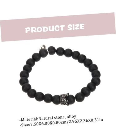 TENDYCOCO 2 Pairs Glass Miss Wrist Chain Letter 7.5x6cmx2pcs Assorted Colorx2pcs - Buy Online on SooperMarket.com